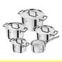 Zwilling Bellasera Kochgeschirrset 5-Teilig Juego de Cazuelas y Cazo, Plata, Acero Inoxidable