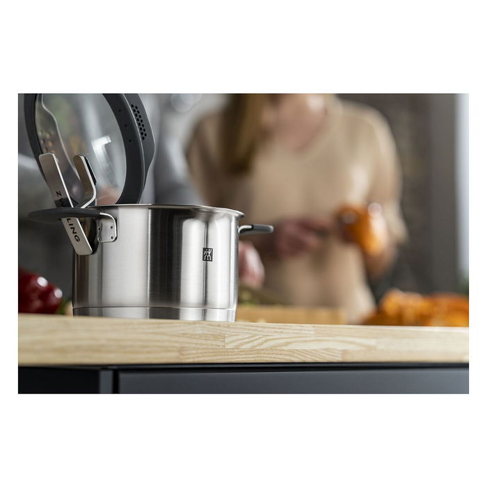 Zwilling Bellasera Kochgeschirrset 5-Teilig Juego de Cazuelas y Cazo, Plata, Acero Inoxidable