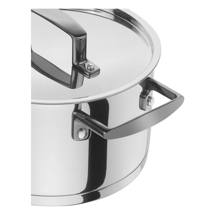 Zwilling Bellasera Kochgeschirrset 5-Teilig Juego de Cazuelas y Cazo, Plata, Acero Inoxidable