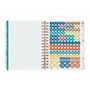 Finocam Agenda Docente Magistral Flowers 2024-2025 Semana Vista Horizontal 4º 155x212 mm