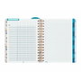 Finocam Agenda Docente Magistral Flowers 2024-2025 Semana Vista Horizontal 4º 155x212 mm