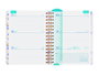 Finocam Agenda Docente Magistral Flowers 2024-2025 Semana Vista Horizontal 4º 155x212 mm