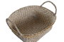 DKD Home Decor Set de 4 Cestas de Fibra Decape Natural