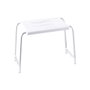 Basics Taburete de baño blanco 50 x 24 cm