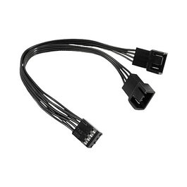 Inter-Tech AC PWM-Y-2 Cable de división de 2 vías, 15 cm