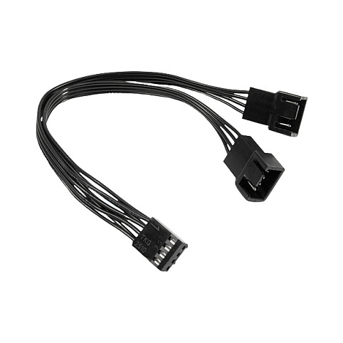 Inter-Tech AC PWM-Y-2 Cable de división de 2 vías, 15 cm Inter-Tech AC PWM-Y-2 Cable de división de 2 vías, 15 cm