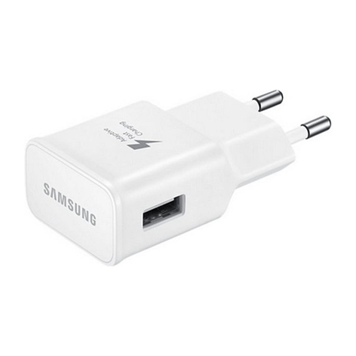 Samsung EP-TA20 Cargador Rápido 15W Adaptador Interiores con Cable USB-C 1.5m Blanco (Bulk)