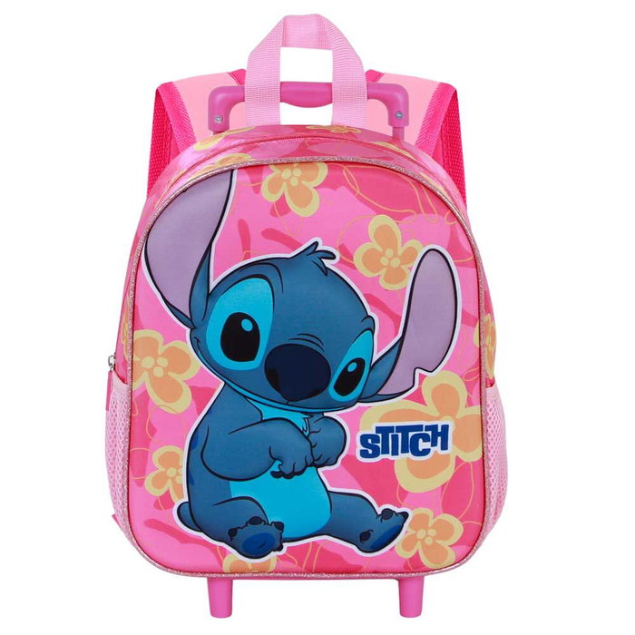 KARACTERMANIA Trolley Infantil 3D Cute Stitch Disney 34cm con Ruedas y Relieve