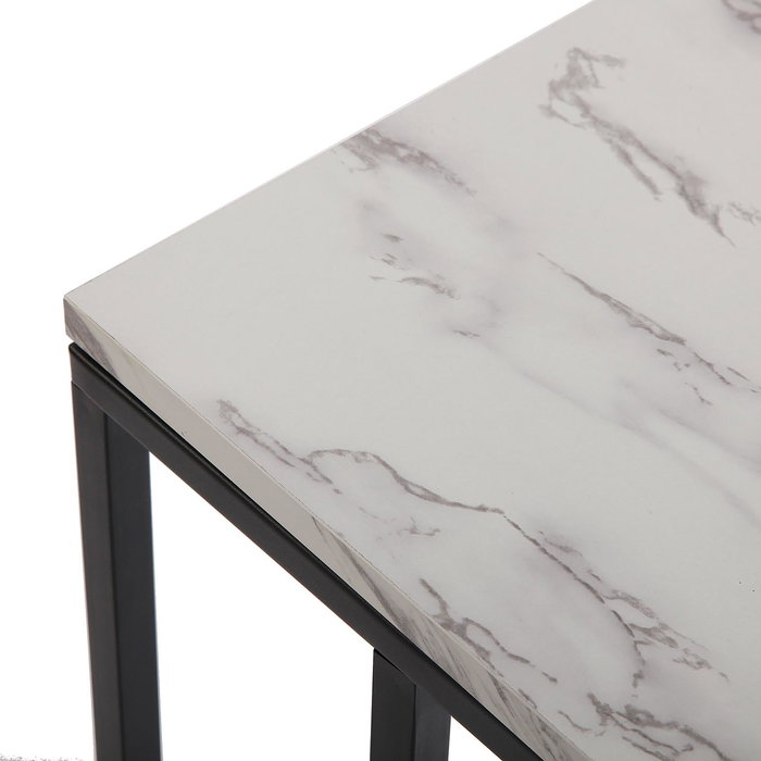 Mesa auxiliar Versa Blanco 29 x 61,5 x 48 cm