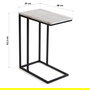 Mesa auxiliar Versa Blanco 29 x 61,5 x 48 cm