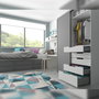 Emuca Kit Cajón Exterior Concept Gris Antracita 185mm x 400mm