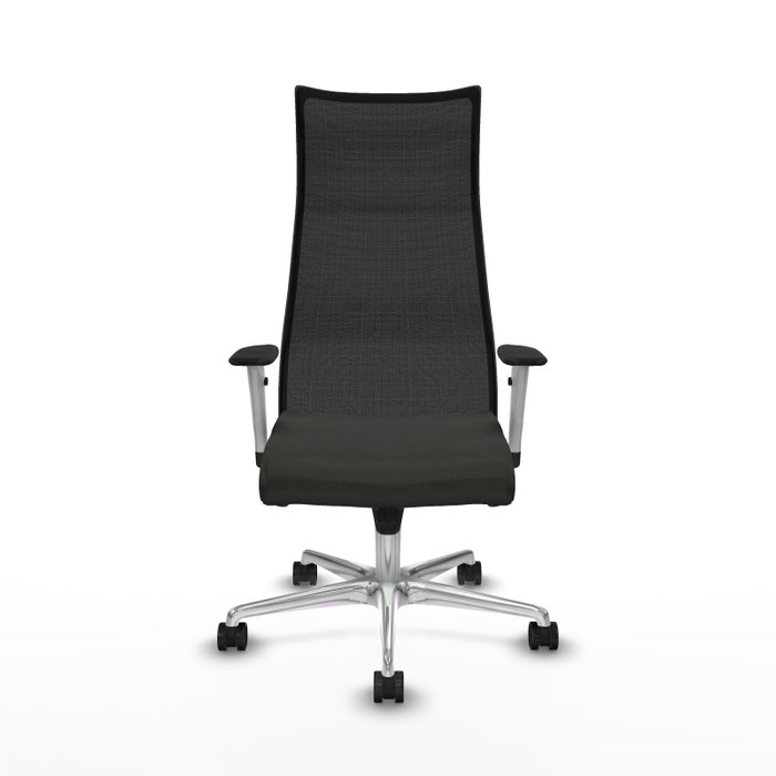 PIQUERAS Y CRESPO Sillón Albacete con mecanismo Sincro, Tela Negra y Base Aluminio PIQUERAS Y CRESPO Sillón Albacete con mecanismo Sincro, Tela Negra y Base Aluminio