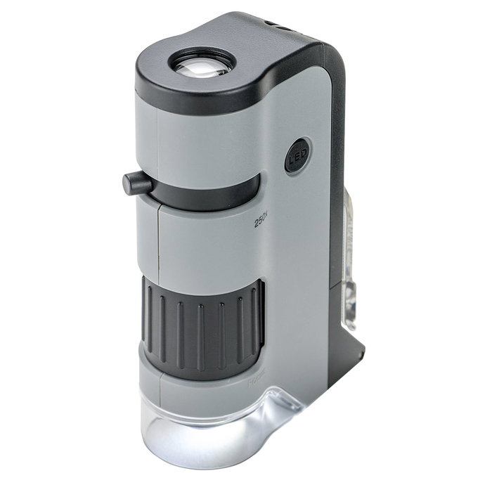 Carson MicroFlip 100x - 250x LED Pocket Microscope Carson MicroFlip 100x - 250x LED Pocket Microscope