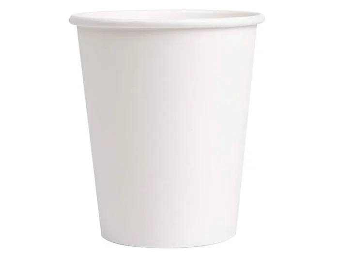 Blanca Vaso Térmico Cartón Blanco 290 cc Paquete 50 Unidades Biodegradable