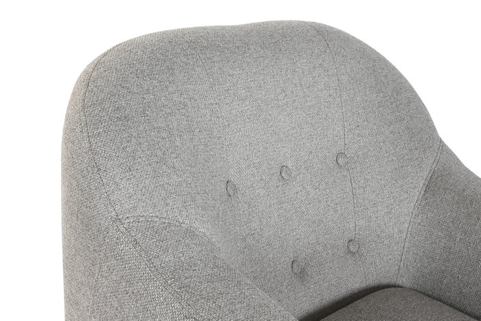 DKD Home Decor Sillón de Poliéster y Rubberwood en color Topo DKD Home Decor Sillón de Poliéster y Rubberwood en color Topo
