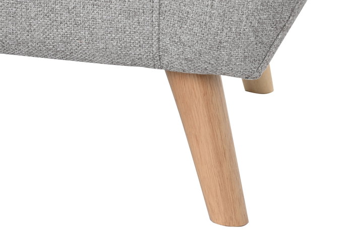 DKD Home Decor Sillón de Poliéster y Rubberwood en color Topo DKD Home Decor Sillón de Poliéster y Rubberwood en color Topo