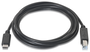Aisens Cable USB 2.0 Impresora USB-C a USB-B, 2m, Negro