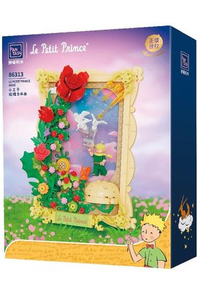 Pantasy El Principito Kit de Construcción Rose 3D Portrait, 402 piezas