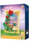 Pantasy El Principito Kit de Construcción Rose 3D Portrait, 402 piezas