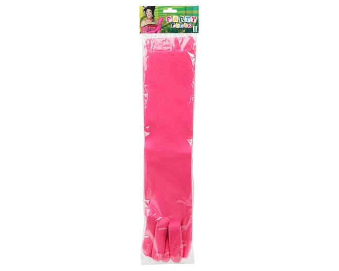 Guantes Fucsia 42 cm Para Disfraz Llamativo O Pop Guantes Fucsia 42 cm Para Disfraz Llamativo O Pop