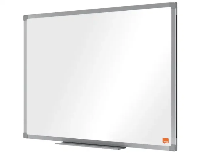 Nobo Pizarra blanca magnética de acero lacado 600x450 mm con marco de aluminio Nobo Pizarra blanca magnética de acero lacado 600x450 mm con marco de aluminio