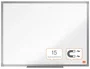 Nobo Pizarra blanca magnética de acero lacado 600x450 mm con marco de aluminio