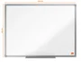 Nobo Pizarra blanca magnética de acero lacado 600x450 mm con marco de aluminio