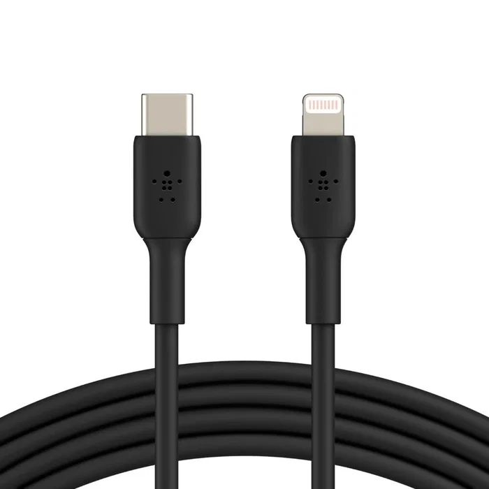 Belkin Cable Lightning a USB-C de 1 m, Negro Belkin Cable Lightning a USB-C de 1 m, Negro