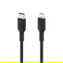 Belkin Cable USB-C a Lightning CAA003BT1MBK Boost Charge 1m Negro, Certificado MFi, Carga Rápida, Compatible con iPhone, iPad