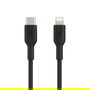 Belkin Cable USB-C a Lightning CAA003BT1MBK Boost Charge 1m Negro, Certificado MFi, Carga Rápida, Compatible con iPhone, iPad