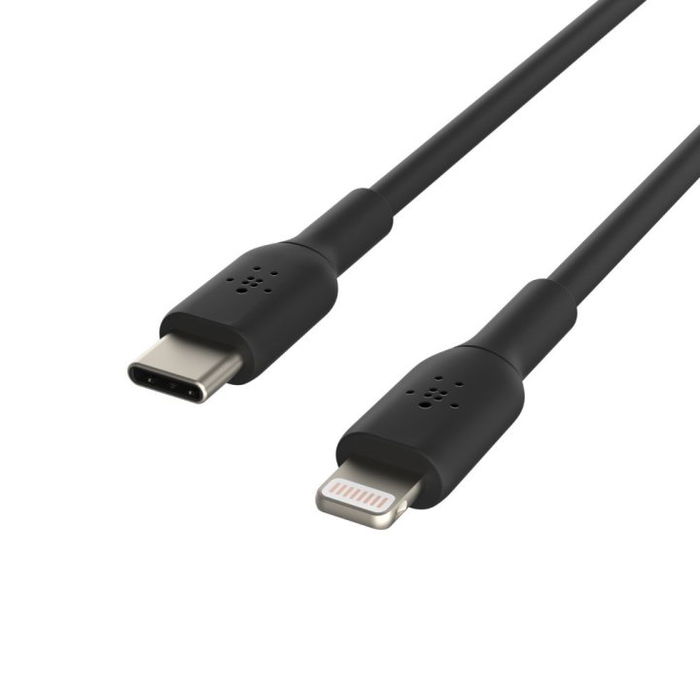 Belkin Cable USB-C a Lightning CAA003BT1MBK Boost Charge 1m Negro, Certificado MFi, Carga Rápida, Compatible con iPhone, iPad Belkin Cable USB-C a Lightning CAA003BT1MBK Boost Charge 1m Negro, Certificado MFi, Carga Rápida, Compatible con iPhone, iPad