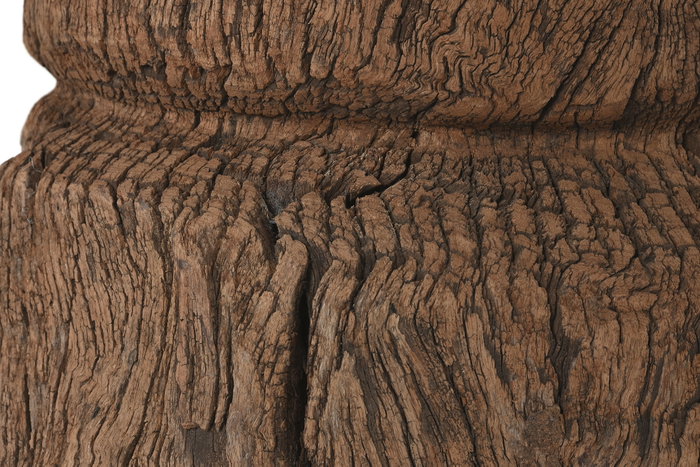DKD Home Decor Escultura de Madera y Hierro Pieza Única