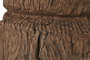 DKD Home Decor Escultura de Madera y Hierro Pieza Única