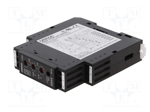 OMRON K8AK-TH12S Relé de monitorización de temperatura 100-240VAC