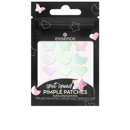 Essence Spot Squad Holo Parches para Granos con Ácido Salicílico y Árbol de Té, Efecto Holográfico, Tratamiento Imperfecciones, 1 unidad