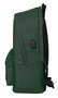 Safta Mochila Doble para Portátil 15,6"+USB Munich Básicos Verde 31x44x18 cm