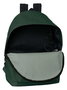 Safta Mochila Doble para Portátil 15,6"+USB Munich Básicos Verde 31x44x18 cm