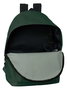 Safta Mochila Doble para Portátil 15,6"+USB Munich Básicos Verde 31x44x18 cm