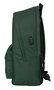 Safta Mochila Doble para Portátil 15,6"+USB Munich Básicos Verde 31x44x18 cm