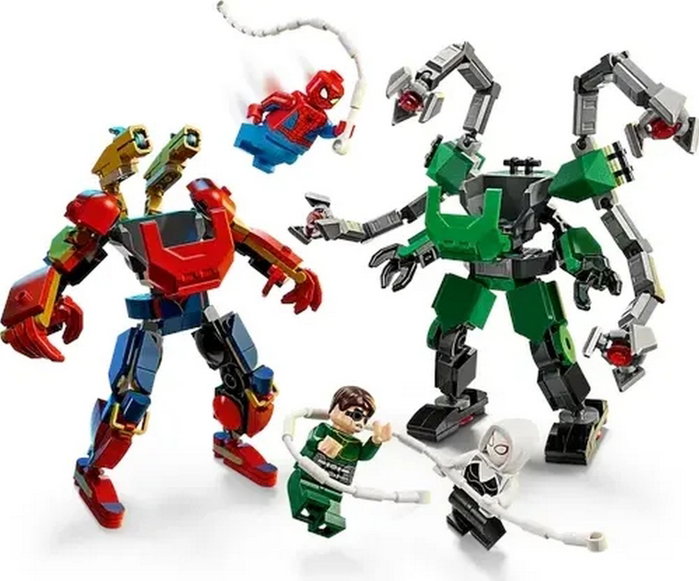 Lego Marvel Batalla de Armaduras Robóticas: Spider-Man vs. Doc Ock 76338