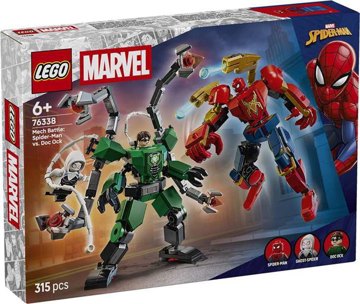 LEGO Marvel Juego de Construccion Batalla de Armaduras Robotizadas: Spider-Man vs. Doc Ock, Referencia 1, Para +6 Anos LEGO Marvel Juego de Construccion Batalla de Armaduras Robotizadas: Spider-Man vs. Doc Ock, Referencia 1, Para +6 Anos