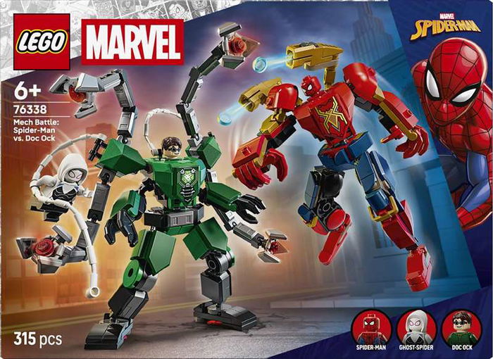 LEGO Marvel Juego de Construccion Batalla de Armaduras Robotizadas: Spider-Man vs. Doc Ock, Referencia 1, Para +6 Anos LEGO Marvel Juego de Construccion Batalla de Armaduras Robotizadas: Spider-Man vs. Doc Ock, Referencia 1, Para +6 Anos