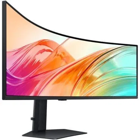 Samsung Monitor Curvo Ultrapanorámico ViewFinity S9 49" S95UF LS49F950UAUXEN Dual QHD 5120x1440 120Hz HDR400 USB-C 90W Ajuste Altura Negro