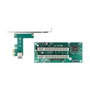 DeLOCK 90066 Tarjeta Riser PCI Express x1 a 2 x PCI 32 Bit con cable de 60 cm