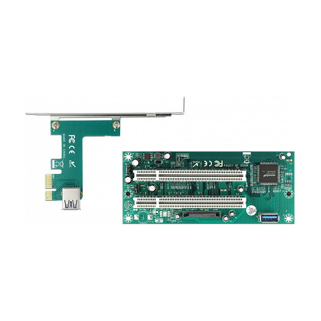DeLOCK Tarjeta Riser PCI Express x1 a 2 x PCI 32 Bit con cable de 60 cm DeLOCK Tarjeta Riser PCI Express x1 a 2 x PCI 32 Bit con cable de 60 cm