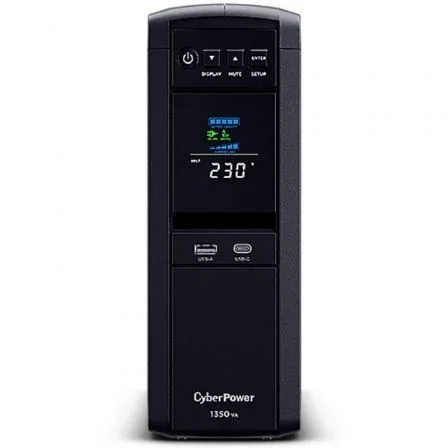 CyberPower SAI Línea Interactiva CP1350EPFCLCD 1350VA-810W Formato Torre