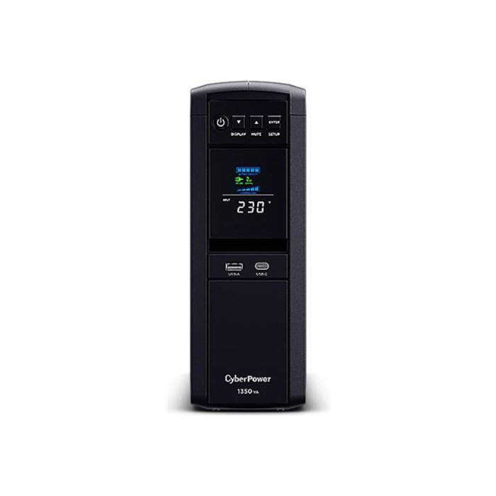 CyberPower CP1350EPFCLCD SAI 1350VA PFC Sinewave - Regulador de Voltaje y UPS