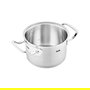 Fissler Profi Collection Cacerola 16 cm 2,1 L Acero Inoxidable con Tapa - 084-128-16-000 - Apta para Inducción, Gas y Lavavajillas