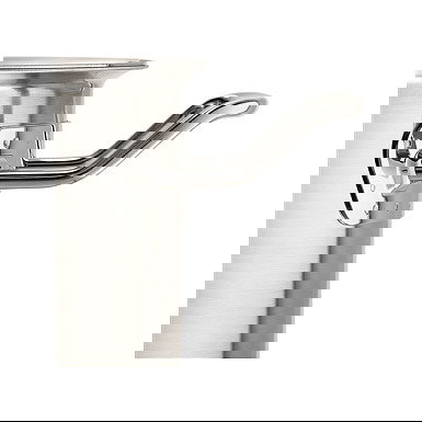 Fissler Profi Collection Cacerola 16 cm 2,1 L Acero Inoxidable con Tapa - 084-128-16-000 - Apta para Inducción, Gas y Lavavajillas