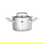Fissler Profi Collection Cacerola 16 cm 2,1 L Acero Inoxidable con Tapa - 084-128-16-000 - Apta para Inducción, Gas y Lavavajillas